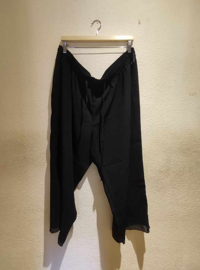 Pantalón gasa negro