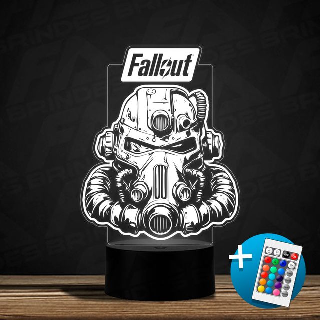 Candeeiro LED - Fallout