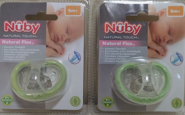 2 ciucci succhietto Nuby 6m+