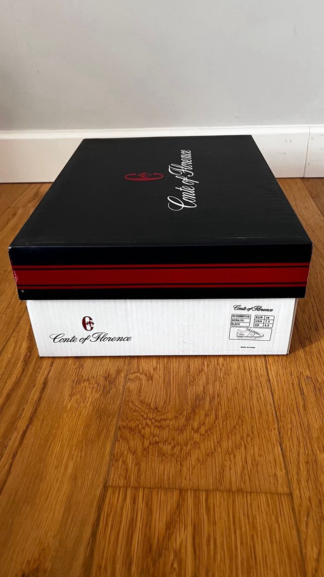 Sneakers Conte of Florence nero e oro n. 38