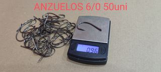 ANZUELOS 6/0 PALA OWNER CARBONO 50 UNIDADES