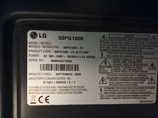 PLACA YDB PARA TV DE PLASMA LG