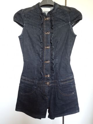 Mono denim corto