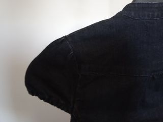 Mono denim corto