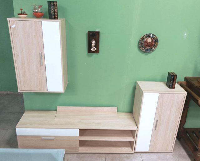MUEBLE DE SALON FRONTAL EN OFERTA!! 4 PIEZAS!!