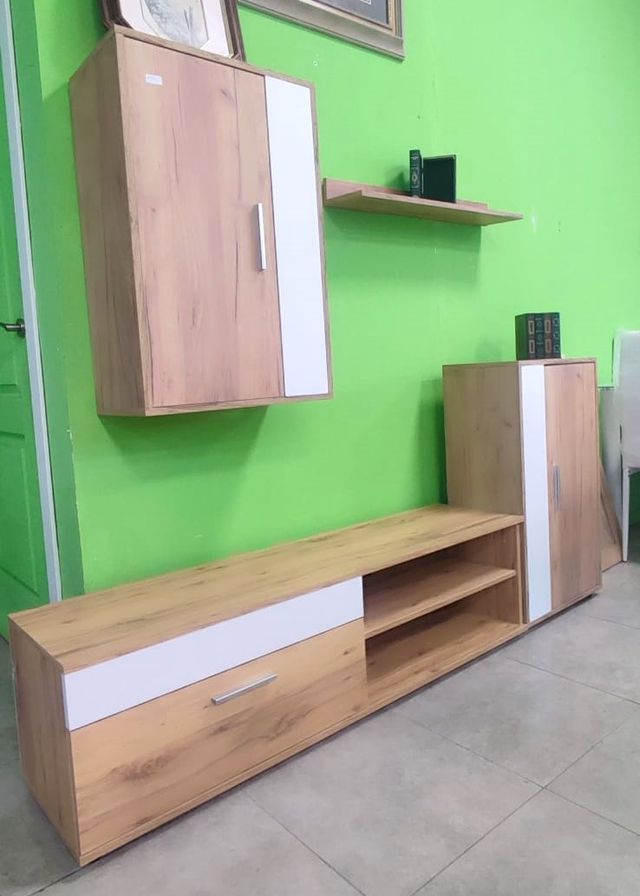 MUEBLE DE SALON FRONTAL EN OFERTA!! 4 PIEZAS!!