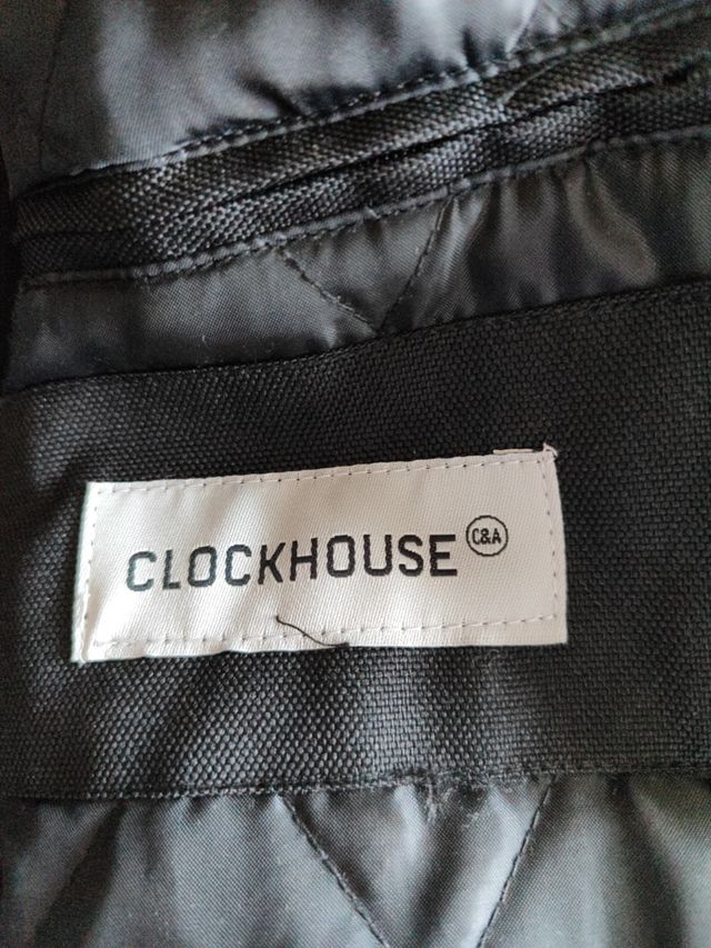 Chaqueta bomber negra hombre talla XXL