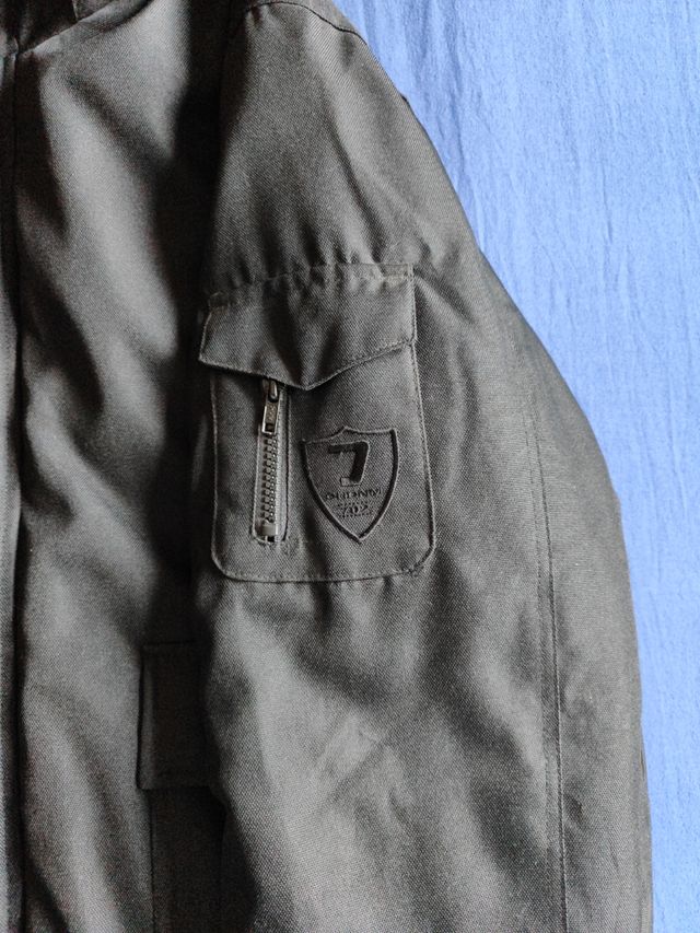 Chaqueta bomber negra hombre talla XXL