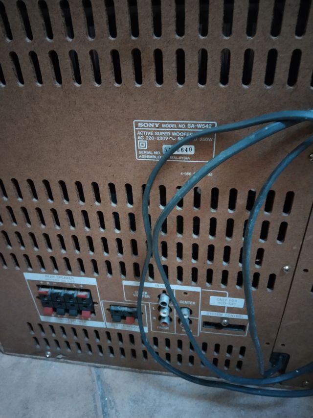 SONY SEN-R5420 STEREO SYSTEM