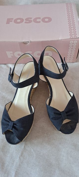 Sandalias cuña marca Fosco T. 36