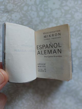 Diccionario mini español-alemán MIKRON