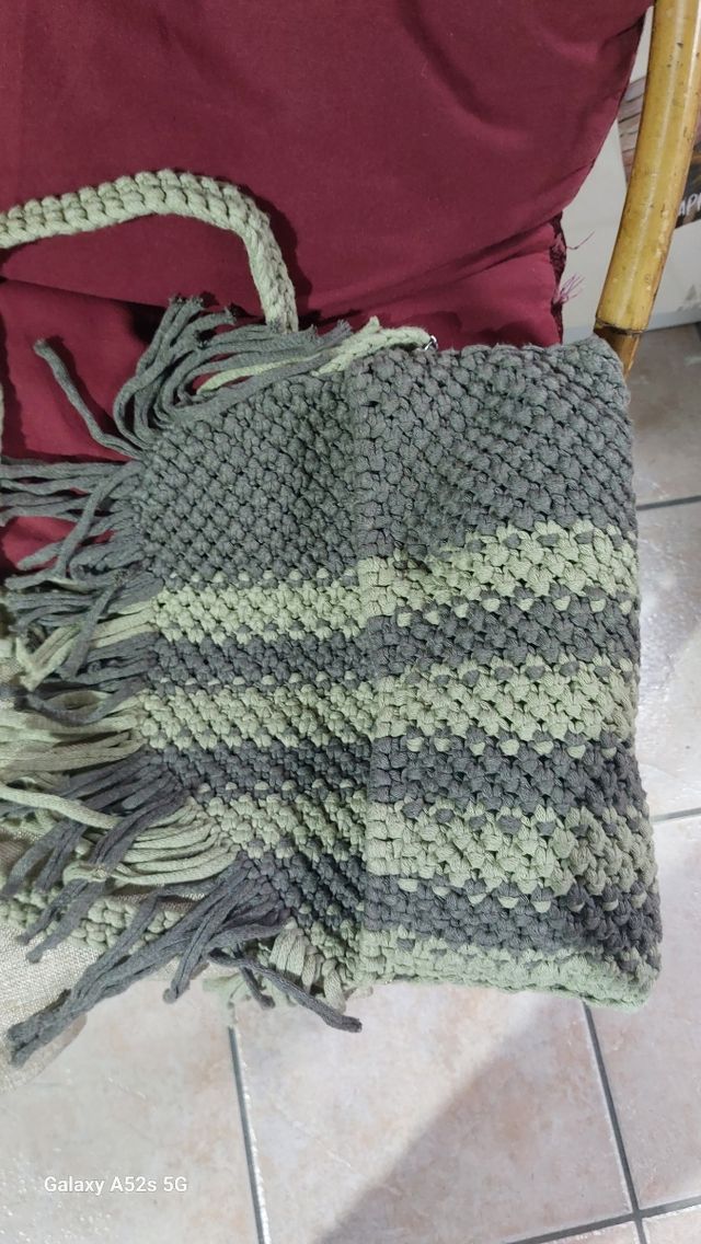 Borsa macramè artigianale