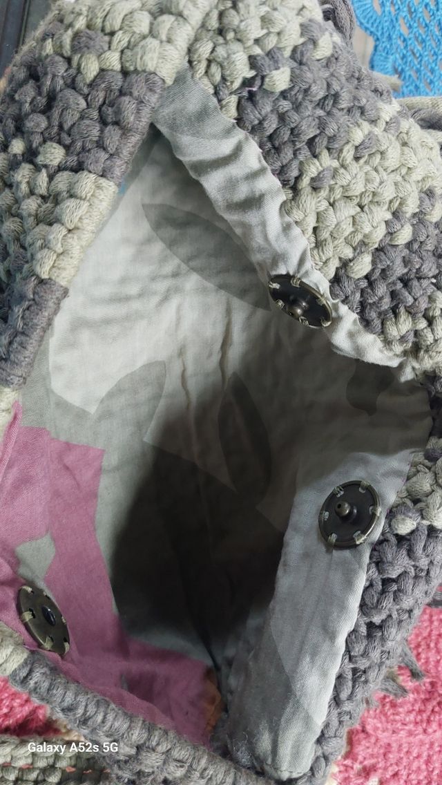 Borsa macramè artigianale