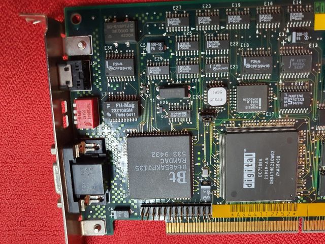 Tarjeta gráfica PCI PBXGA DEC Digital