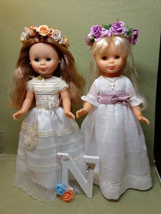 TOCADOS o CORONAS DE FLORES NANCY COMUNION/BODA