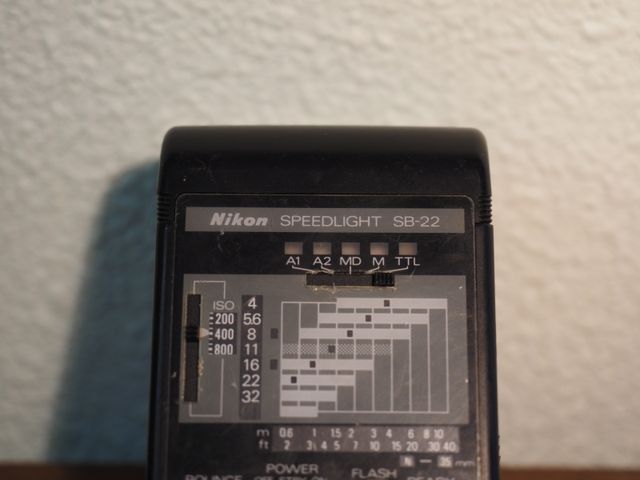 Flash Nikon Speedlight SB-22 funcionando perfectam