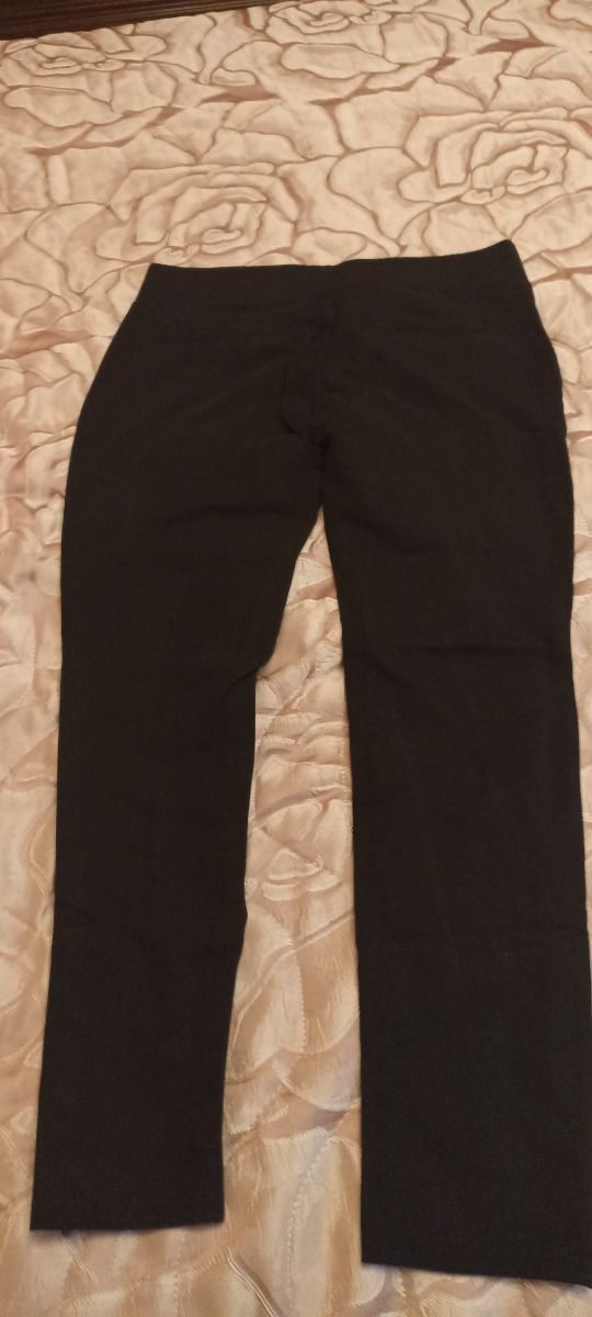 Pantalone nero donna elastico