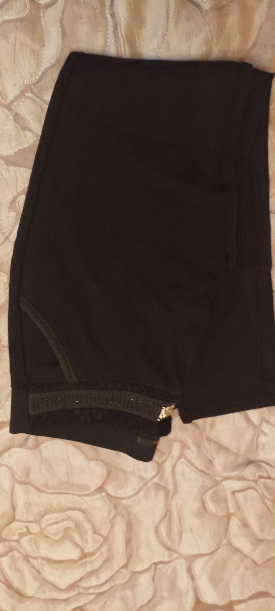 Pantalone nero donna elastico