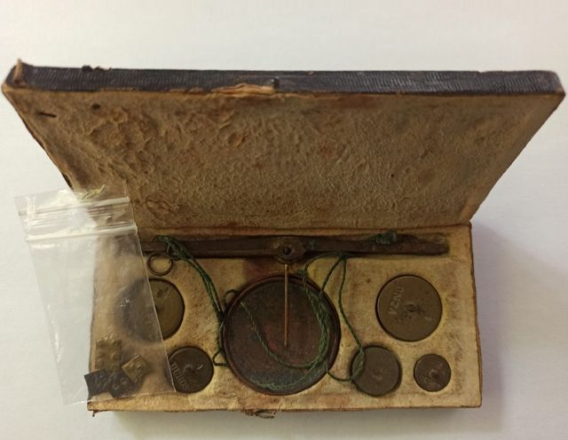 Balanza portátil para monedas de oro y plata con..