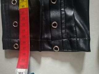 Pantalones poliéster imitación cuero
