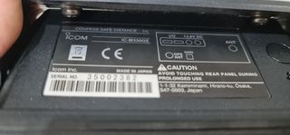 Emisora barco con antena y GPS