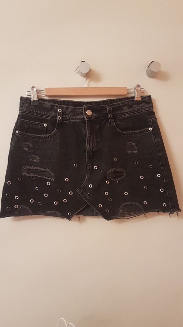 ZARA Minifalda vaquera