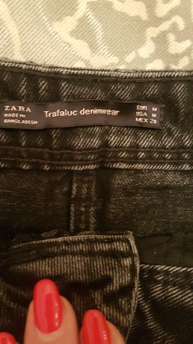 ZARA Minifalda vaquera