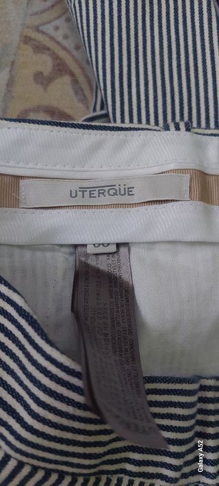 Pantalón listas Uterqüe 
