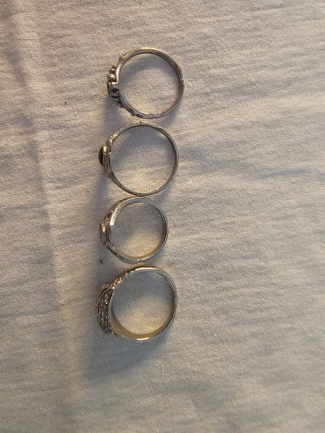 Anillos de plata