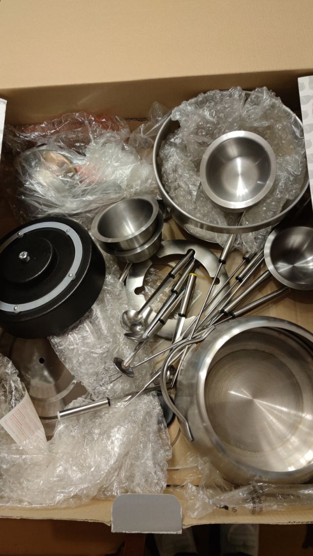 Conjunto de Fondue do Gato Preto