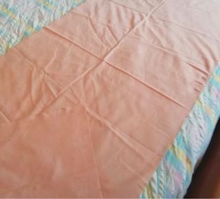 Tessuto rosa e celeste a quadri