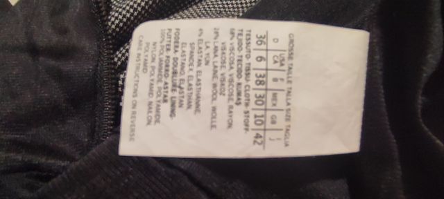 Marella vestito tubino,viscosa,lana