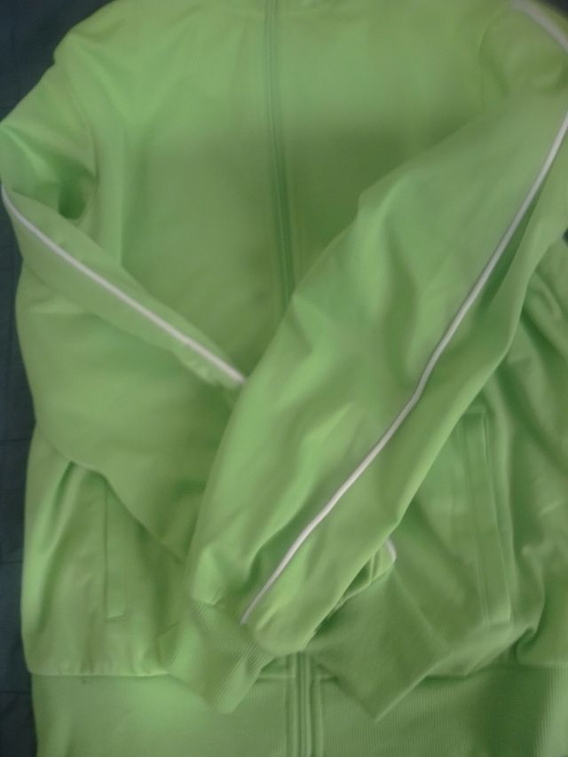 Felpa unisex verde fluo taglia M-L