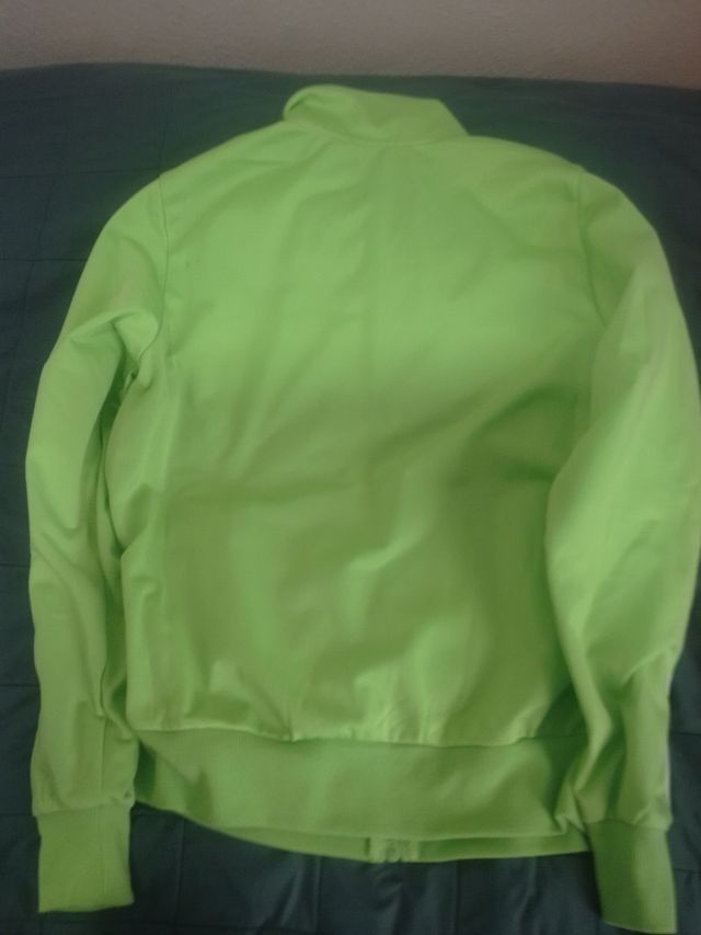 Felpa unisex verde fluo taglia M-L