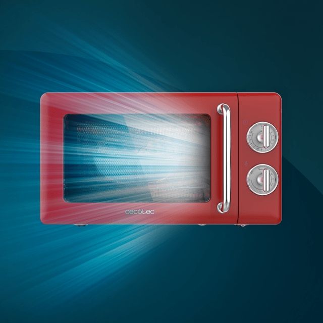 Microondas Rojo vintage