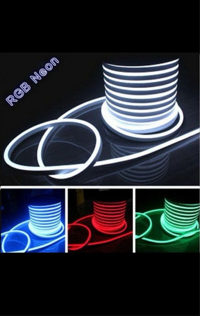 Striscia led strip flex neon blu 50mt