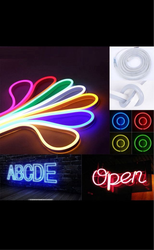 Striscia led strip flex neon blu 50mt