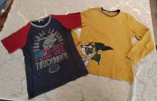 Set 2 Pezzi t-shirt bambino TG.6 anni 