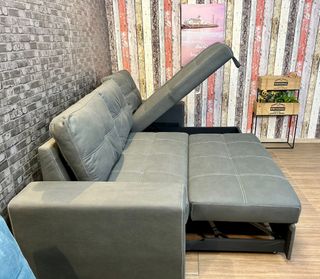 SOFA CAMA GRIS NUEVO