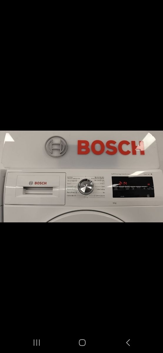 Secadora bosch  1 año garantia bomba de calor
