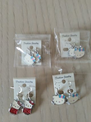 Lotto orecchini Hello Kitty