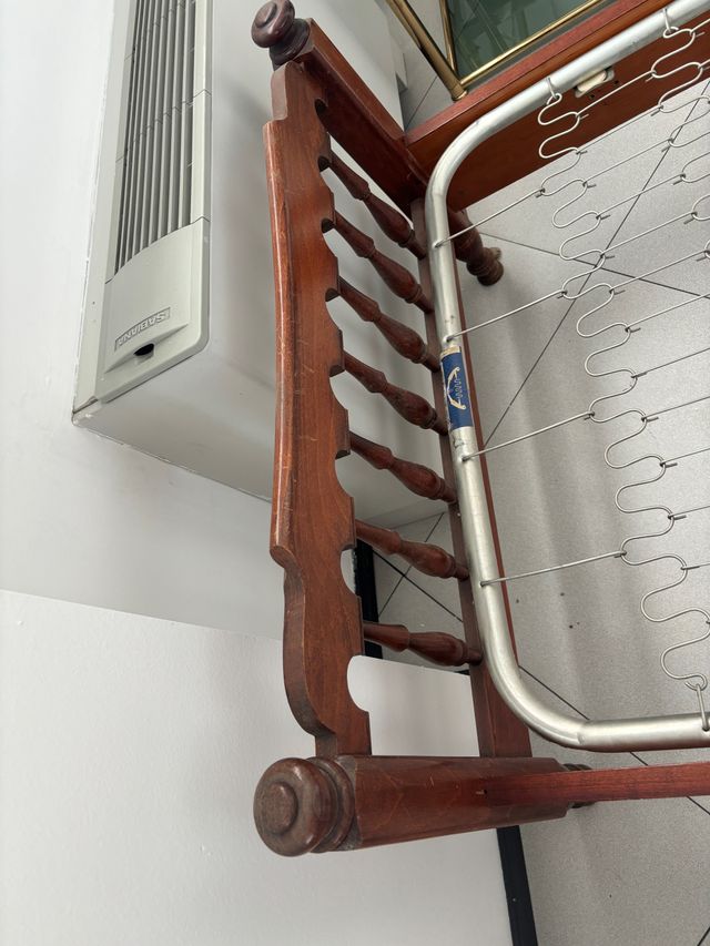 Letto singolo Fantoni in legno stile old america