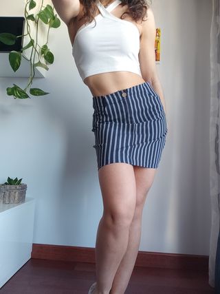 Falda rayas