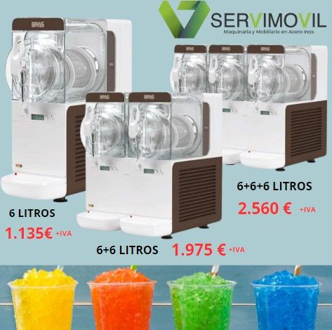 MAQUINARIA GRANIZADORA COMPACTA DE 3 LITROS