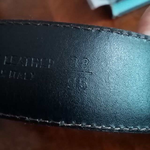 Cintura uomo in pelle