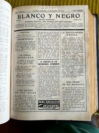 REVISTA BLANCO Y NEGRO (1930, Enero-Marzo)