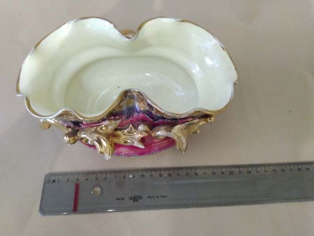 Portagioie centrotavola in porcellana SICAS 