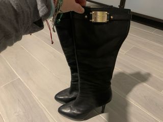 Botas negras de piel, Michael Kors