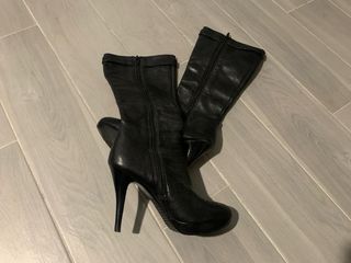 Botas negras de piel, Michael Kors