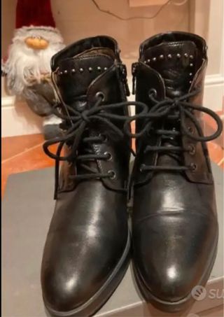 Nero Giardini Nappa Pandora, Stivaletti Donna